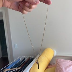 Gold necklace from Kate Spade